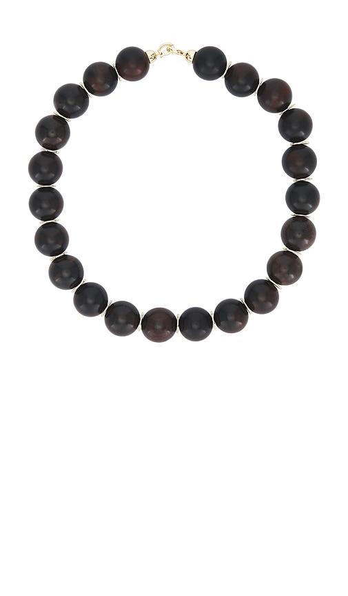 Ronny Kobo Sardonyx Necklace in Chocolate by RONNY KOBO