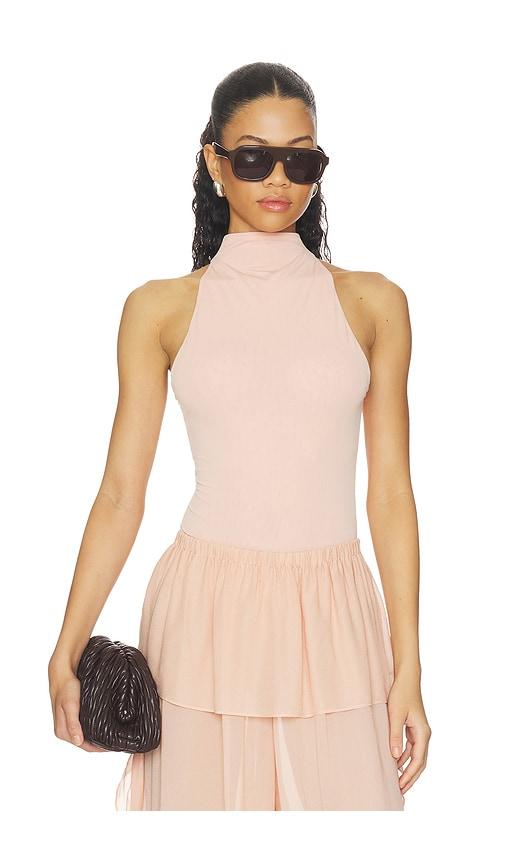 Ronny Kobo Spen Bodysuit in Rose by RONNY KOBO