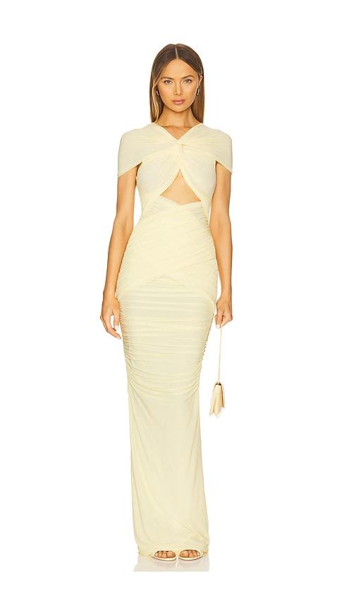 Ronny Kobo x REVOLVE Nasha Dress in Yellow by RONNY KOBO