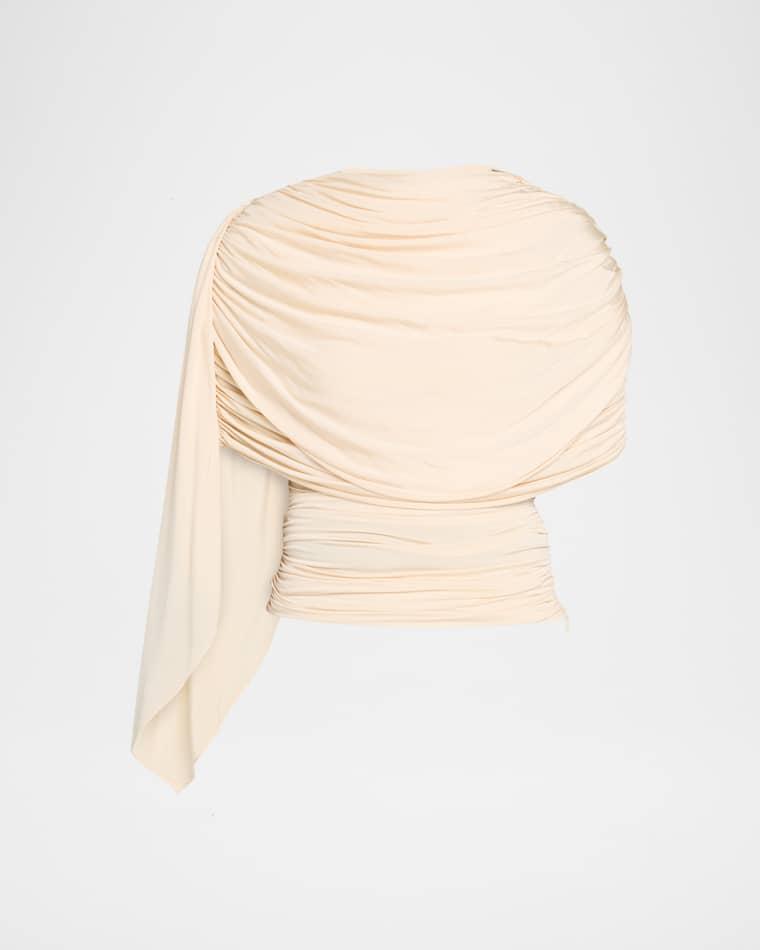 Saira Draped Top by RONNY KOBO