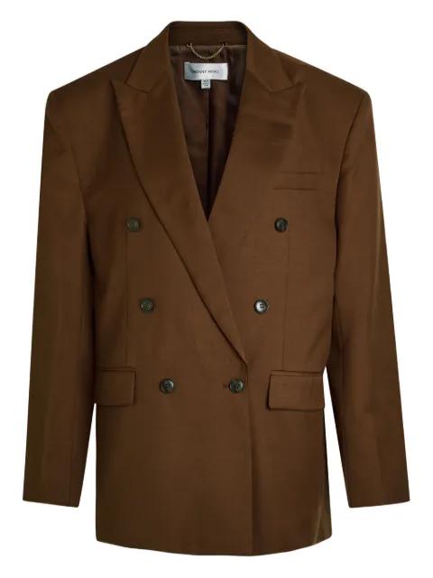 double-breasted blazer by RONNY KOBO