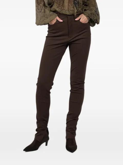 zip-up trousers by RONNY KOBO