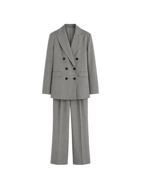 Oslo double-breasted peak-lapels suit by ROOM76