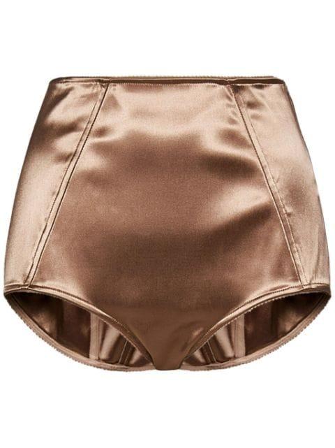 satin brief shorts by ROOM76