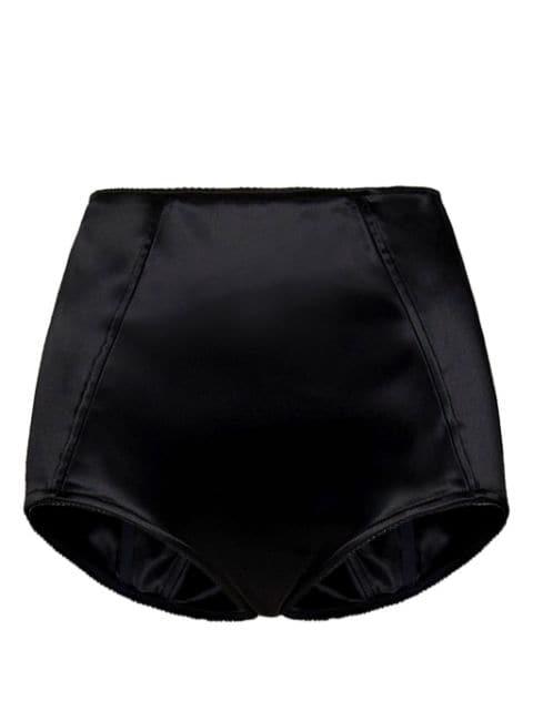 satin high-waisted briefs by ROOM76