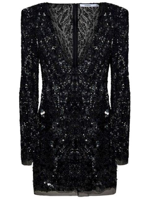 sequin-embellished mini dress by ROOM76