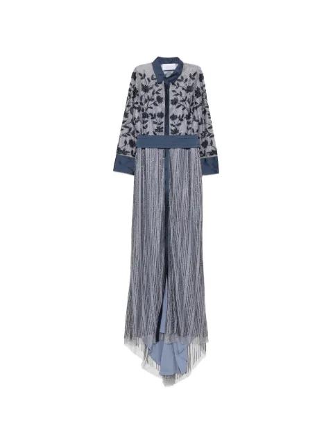 floral-embellished maxi dress by ROSA CLARA