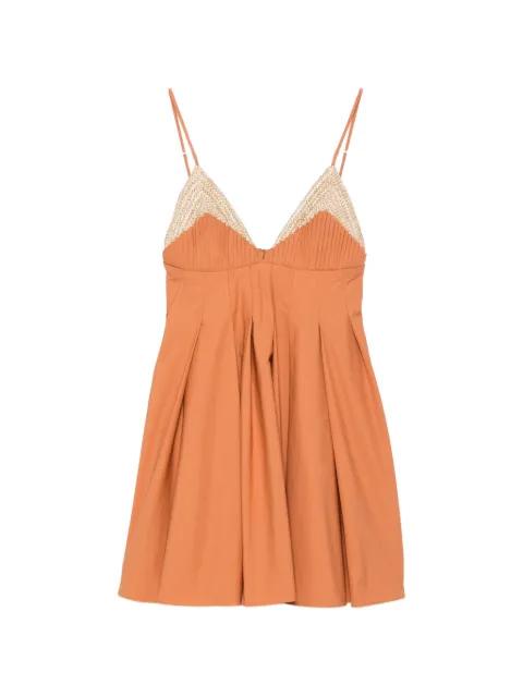 V-neck mini dress by ROSANNA OCAMPO