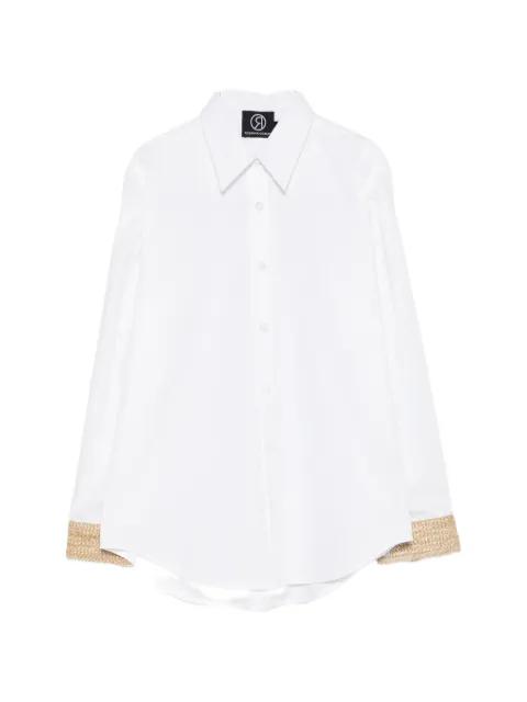 raffia-cuff shirt by ROSANNA OCAMPO