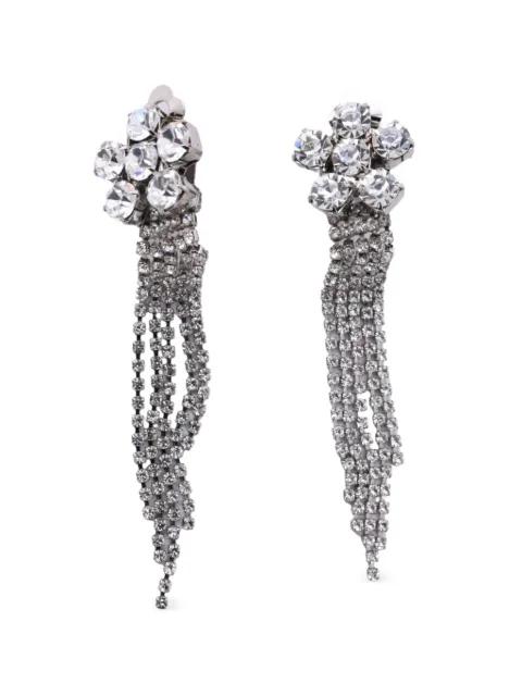 Anice crystal tassel earrings by ROSANTICA