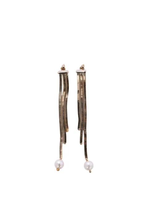 Aurea chain pearl earrings by ROSANTICA