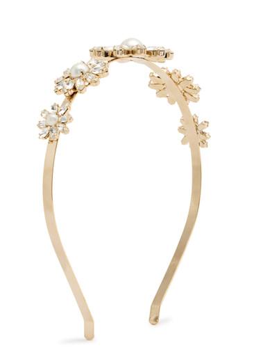 Profumo crystal-embellished headband by ROSANTICA