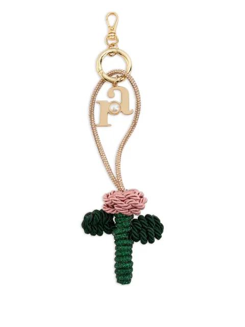 flower-detail bag charm by ROSANTICA