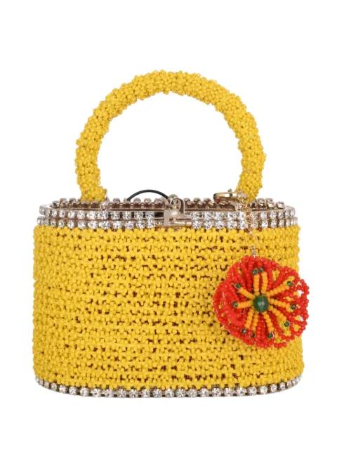 mini Holli flower charm mini bag by ROSANTICA