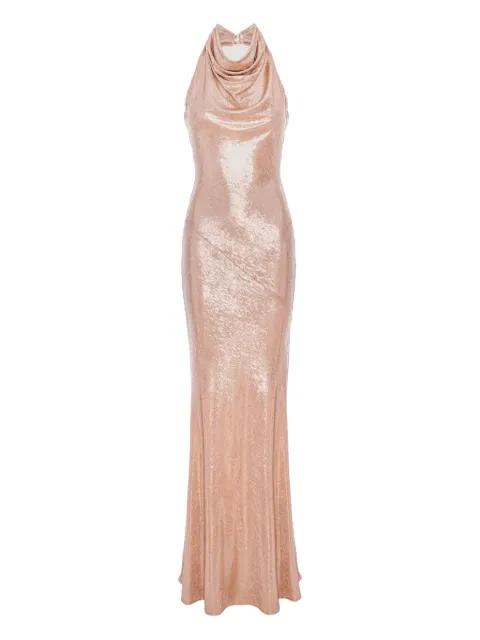 Capri cowl-neck maxi dress by ROSERRY