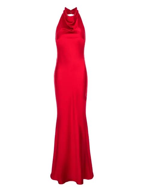 Capri halterneck maxi dress by ROSERRY