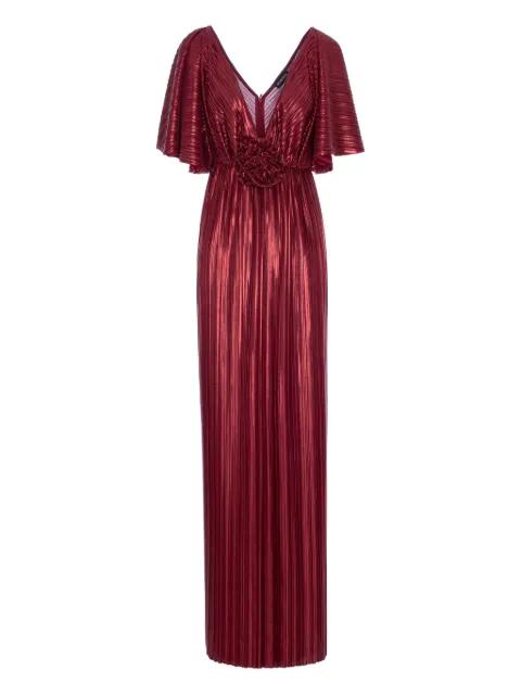 Florence pleated floral maxi dress by ROSERRY