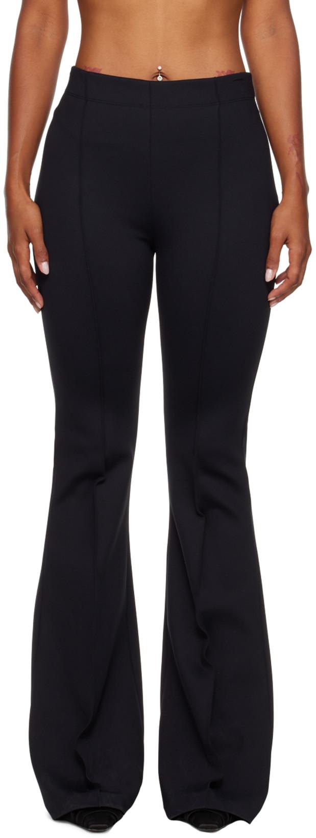 Black Scuba Trousers by ROSETTA GETTY