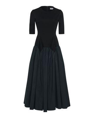 Gathered Drop Waist Dress by ROSETTA GETTY