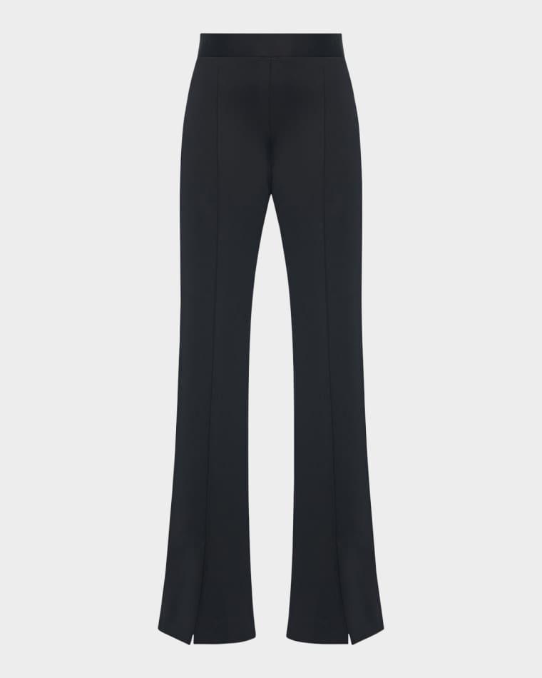 Slim Flared Pants with Split Hem by ROSETTA GETTY
