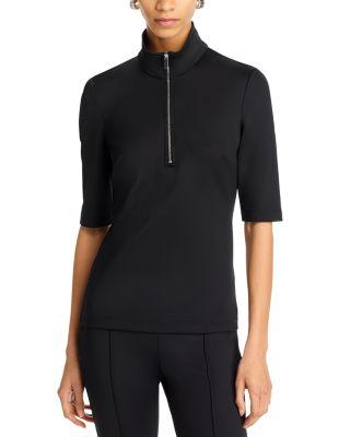 Zip Polo Top by ROSETTA GETTY