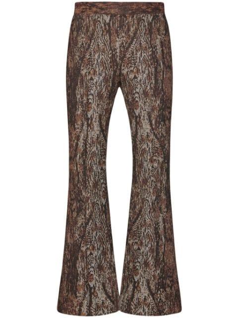 cropped flared trousers by ROSETTA GETTY