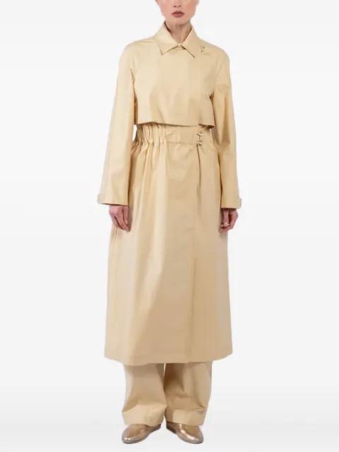 elasticated trench coat by ROSETTA GETTY
