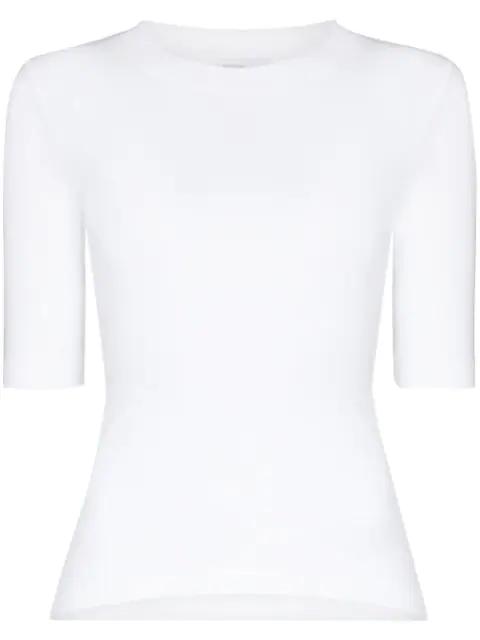 half-sleeve crew neck T-shirt by ROSETTA GETTY