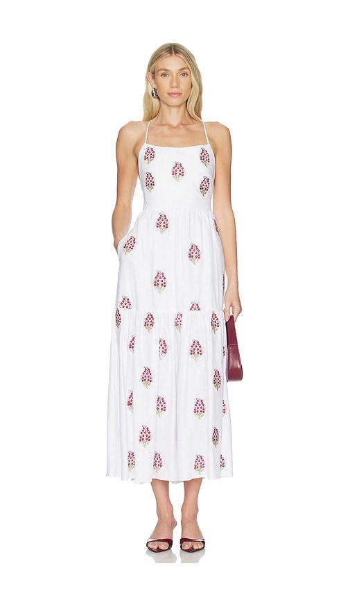 Rosewater House Sarv Maxi Dress in White by ROSEWATER HOUSE