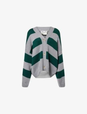 Scout Striped Wool Cardigan by ROSIE ANTWERP