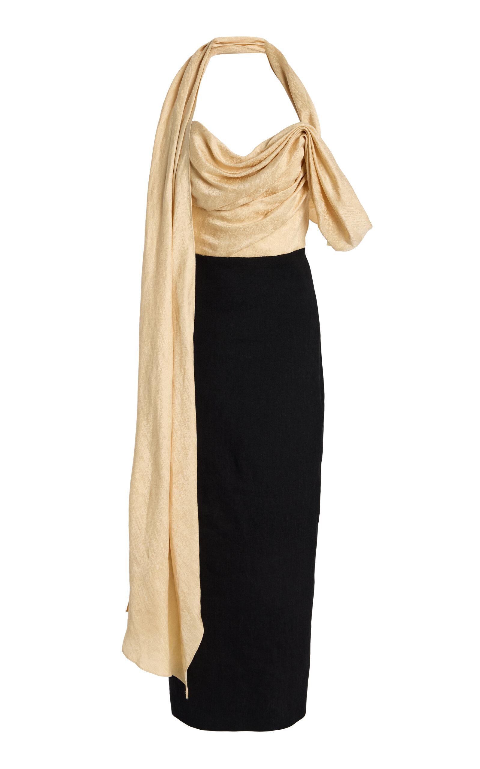 Rosie Assoulin Burbling Stream Linen-Blend Scarf Dress - Moda Operandi by ROSIE ASSOULIN