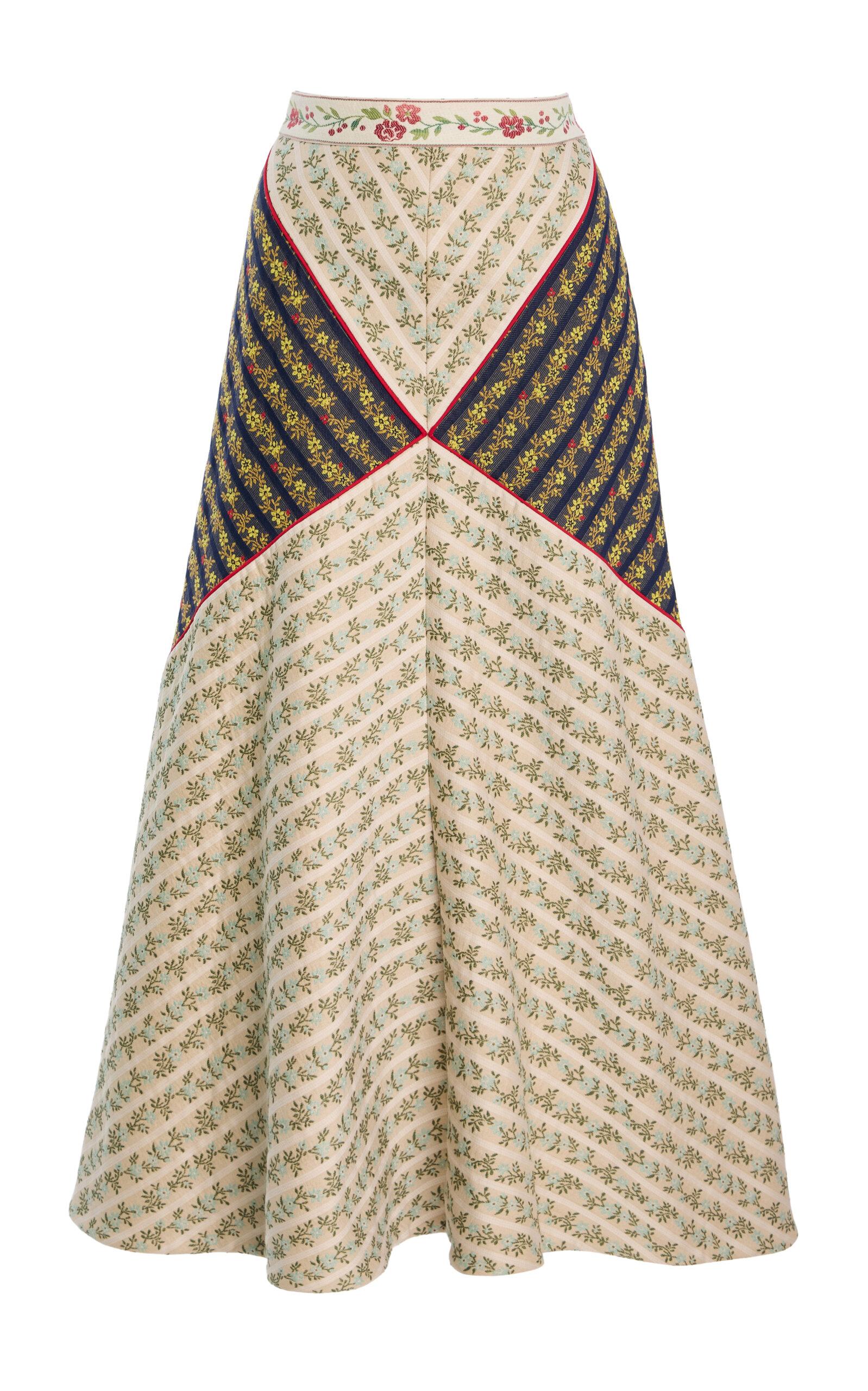 Rosie Assoulin Diamond Cotton Skirt - Moda Operandi by ROSIE ASSOULIN