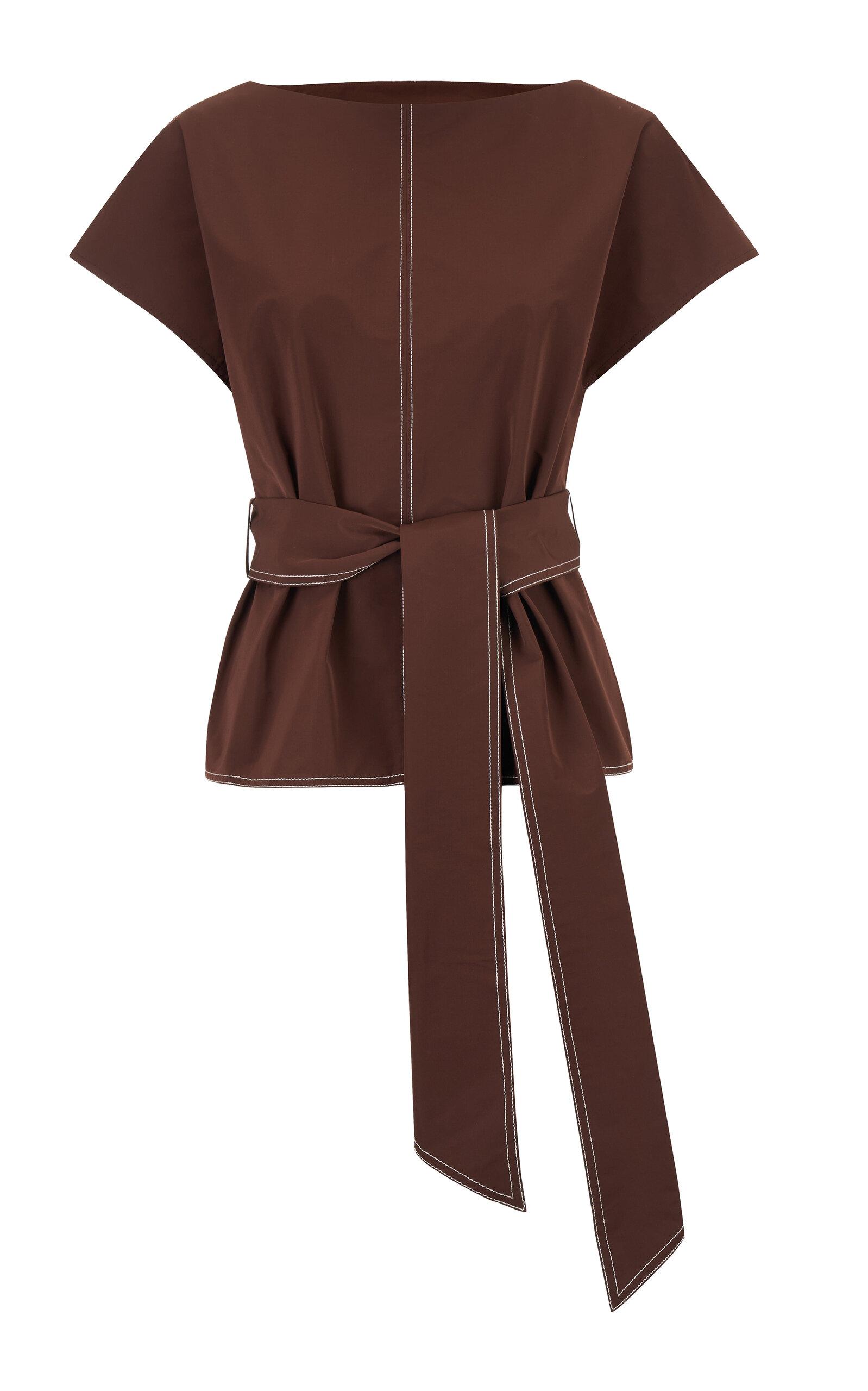 Rosie Assoulin Don't Get Sash-y Taffeta Top - Moda Operandi by ROSIE ASSOULIN