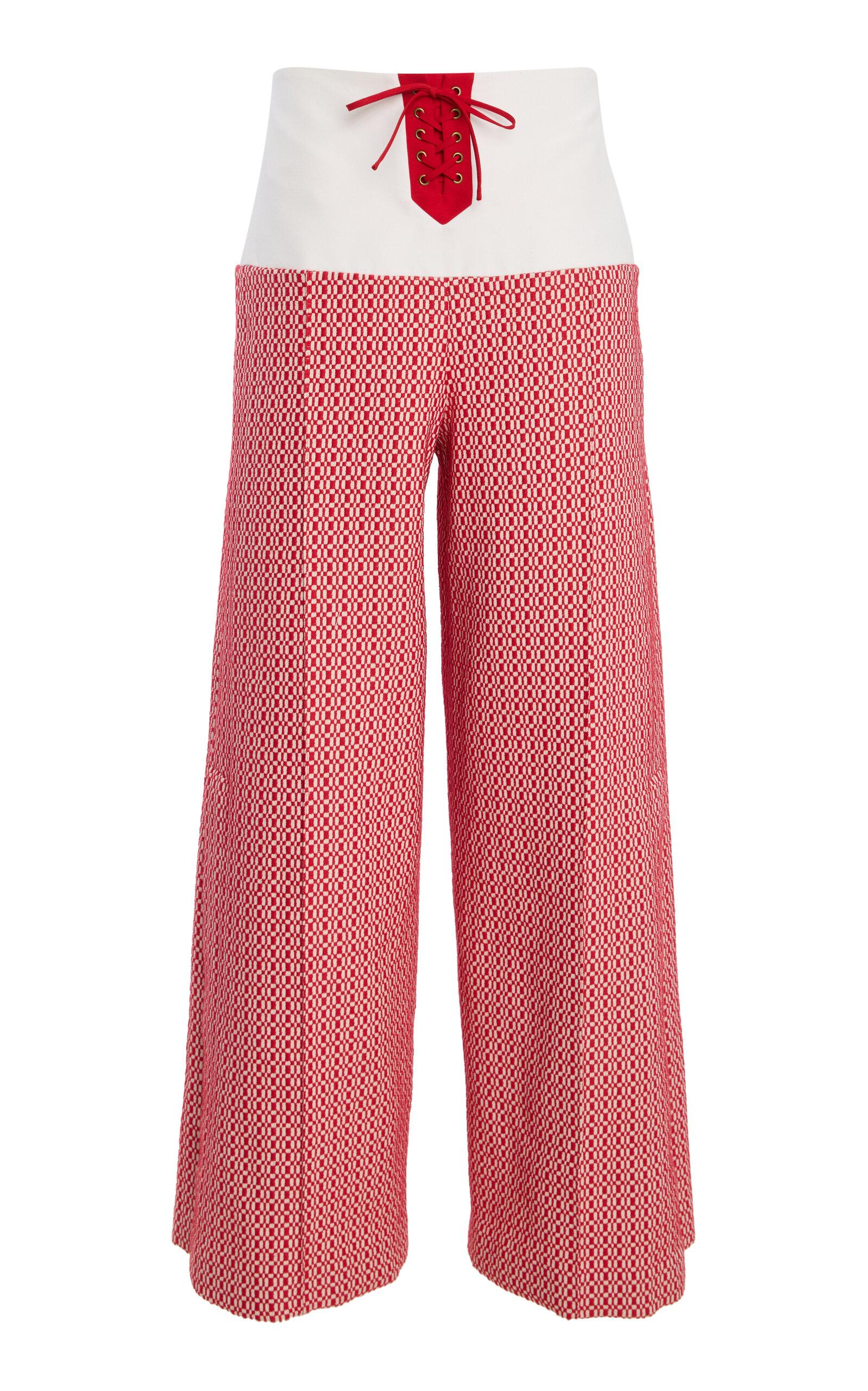 Rosie Assoulin Front & Center Jacquard Pants - Moda Operandi by ROSIE ASSOULIN