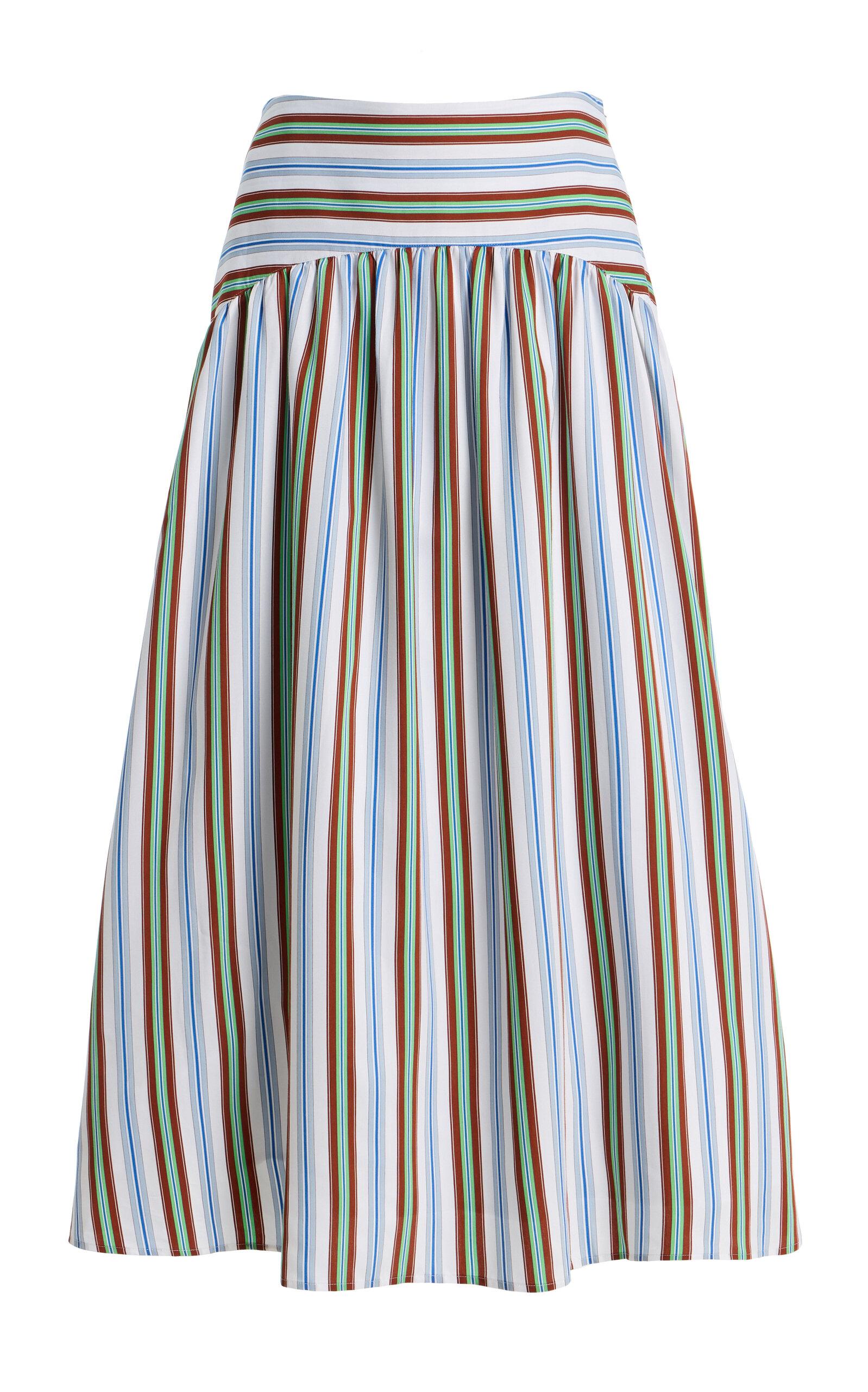 Rosie Assoulin In The Name of Love Striped Midi Skirt - Moda Operandi by ROSIE ASSOULIN