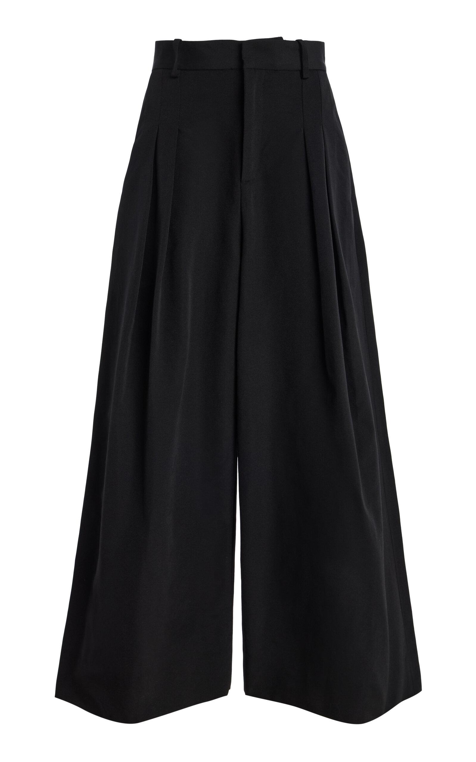 Rosie Assoulin Pleated Wide Leg Cotton Pants - Moda Operandi by ROSIE ASSOULIN