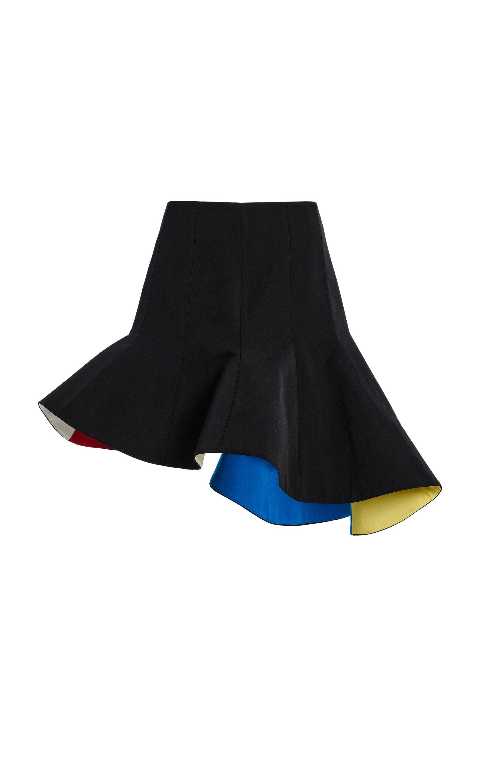 Rosie Assoulin Simon Says Peak Drama Cotton-Grosgrain Mini Skirt - Moda Operandi by ROSIE ASSOULIN