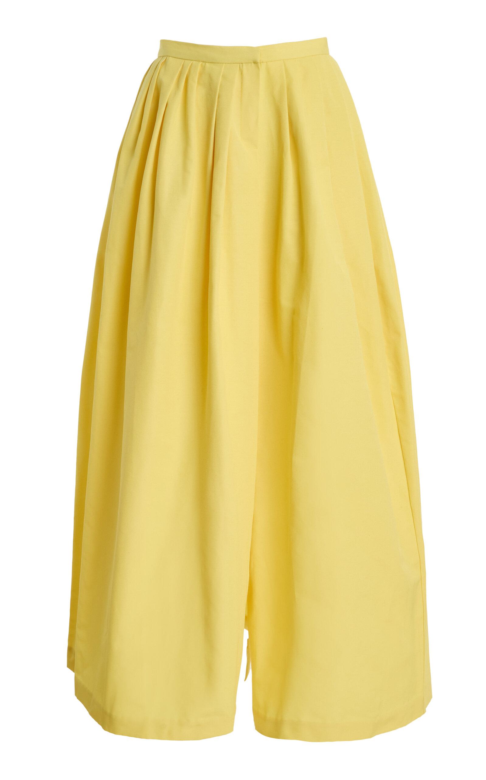 Rosie Assoulin Skant Grosgrain Cotton Maxi Skirt - Moda Operandi by ROSIE ASSOULIN