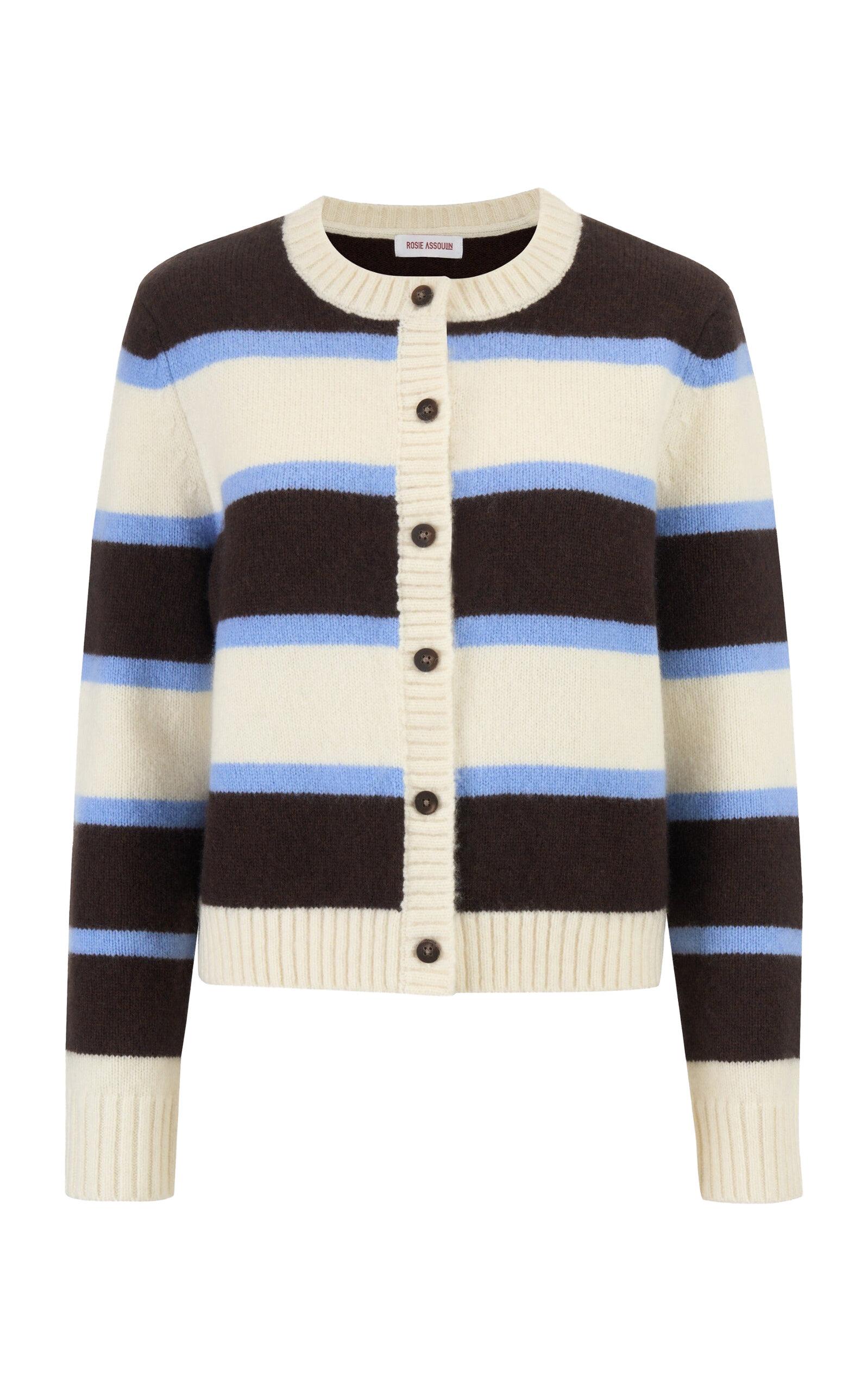 Rosie Assoulin Striped Cashmere Cardigan -oda Operandi by ROSIE ASSOULIN