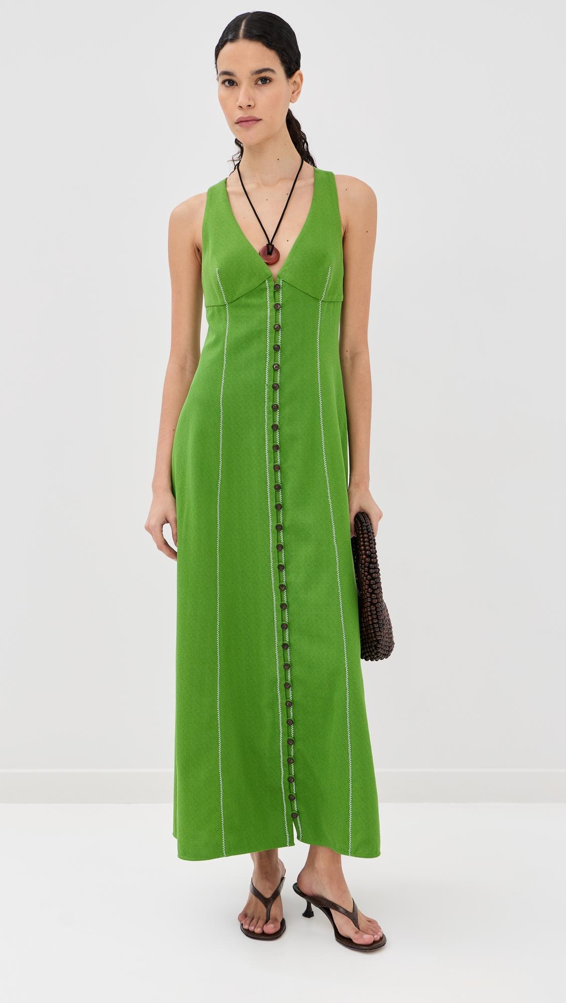 Row, Row, Row Your Buttons Dress by ROSIE ASSOULIN
