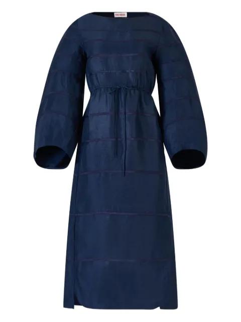 drawstring midi dress by ROSIE ASSOULIN