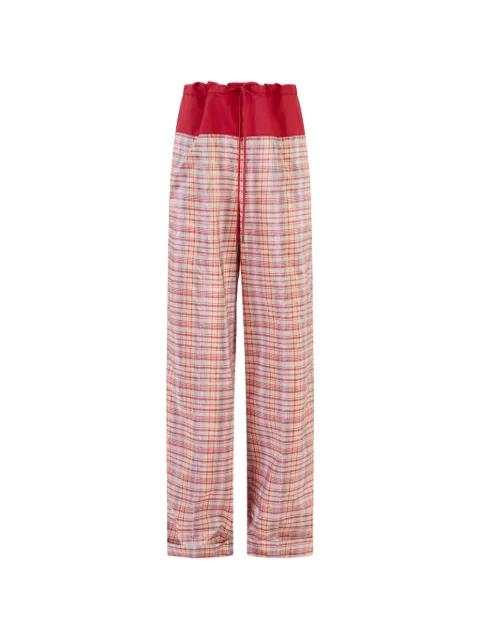 plaid-pattern trousers by ROSIE ASSOULIN