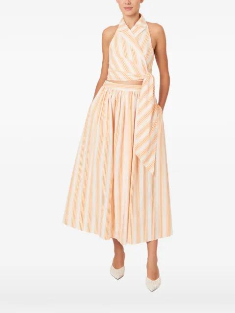 striped halter top by ROSIE ASSOULIN