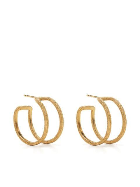 Maxilla hoop earrings by ROSIE KENT