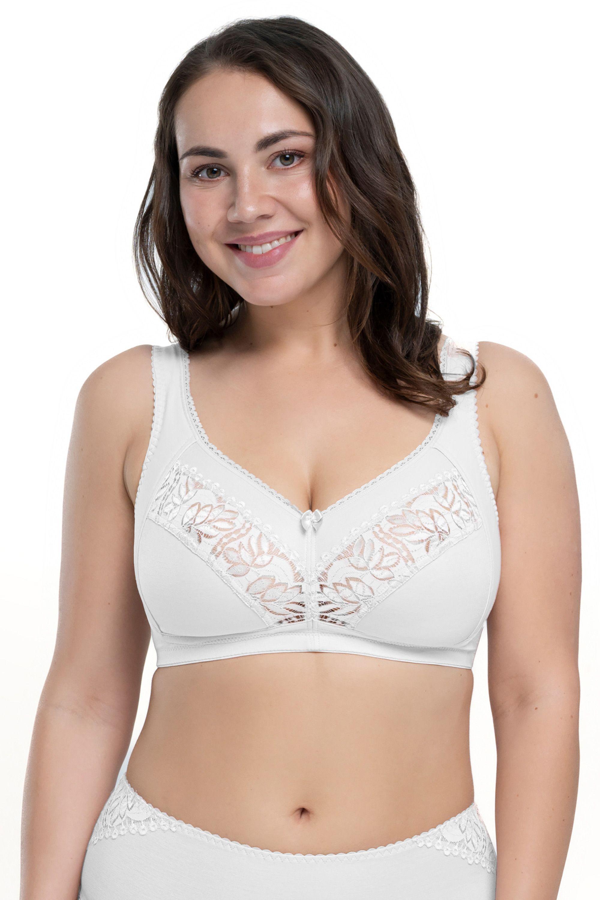 Wireless cotton comfort bra by ROSME