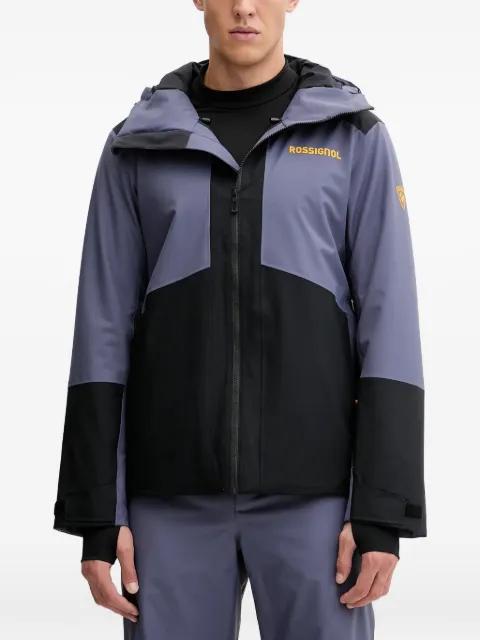 Rochrun logo-detail hoodied skI jacket by ROSSIGNOL
