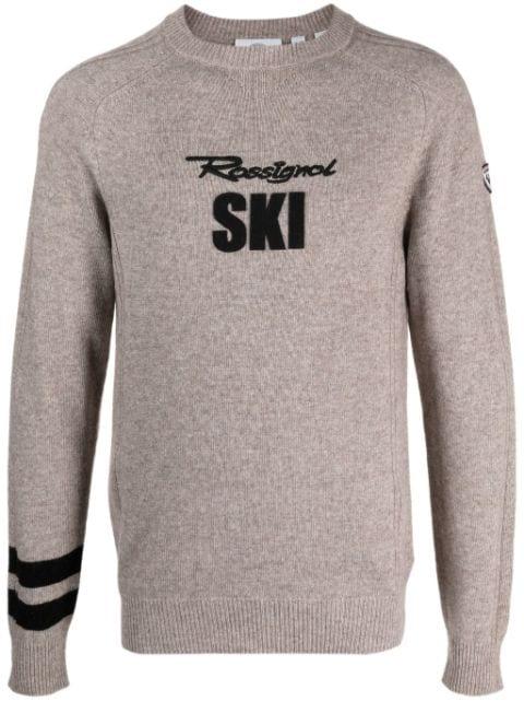 Signature logo-embroidered sweater by ROSSIGNOL