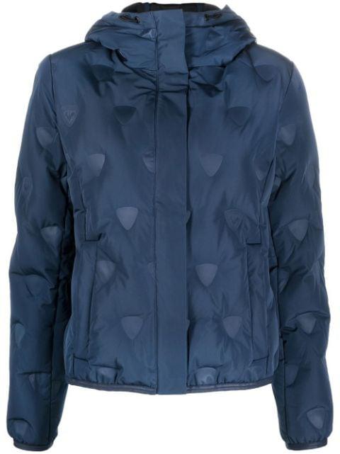 hoodied quilted jacket by ROSSIGNOL