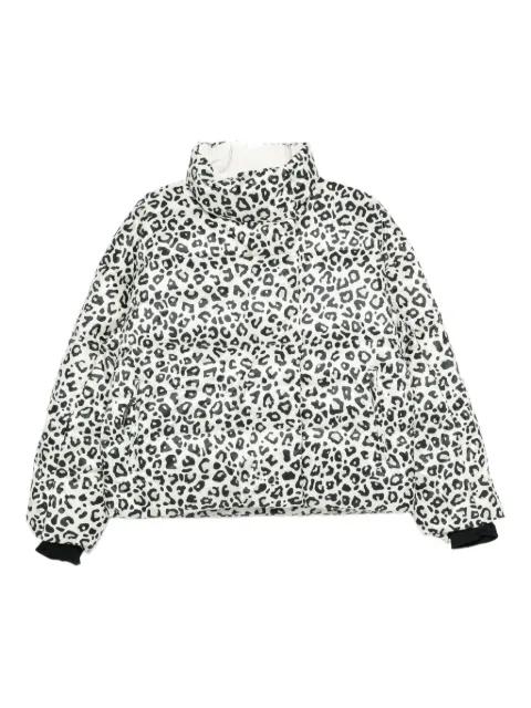 leopard-print down jacket by ROSSIGNOL