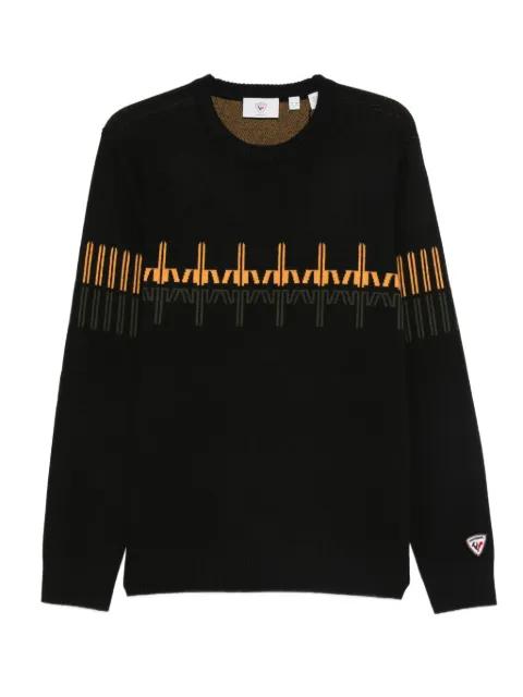 patterned crew-neck sweater by ROSSIGNOL